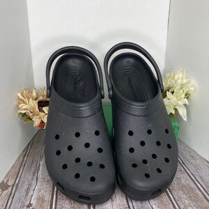 Crocs Black Slip On Size 16 Mens Walking Comfort Waterproof